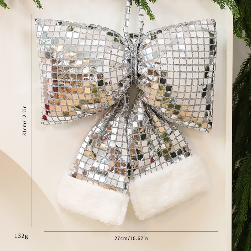 Adorno de Mariposa Brillante para Árbol de Navidad, Decoración de Vidrio para Ventana Hotel y Colgador de Navidad — imagen 10