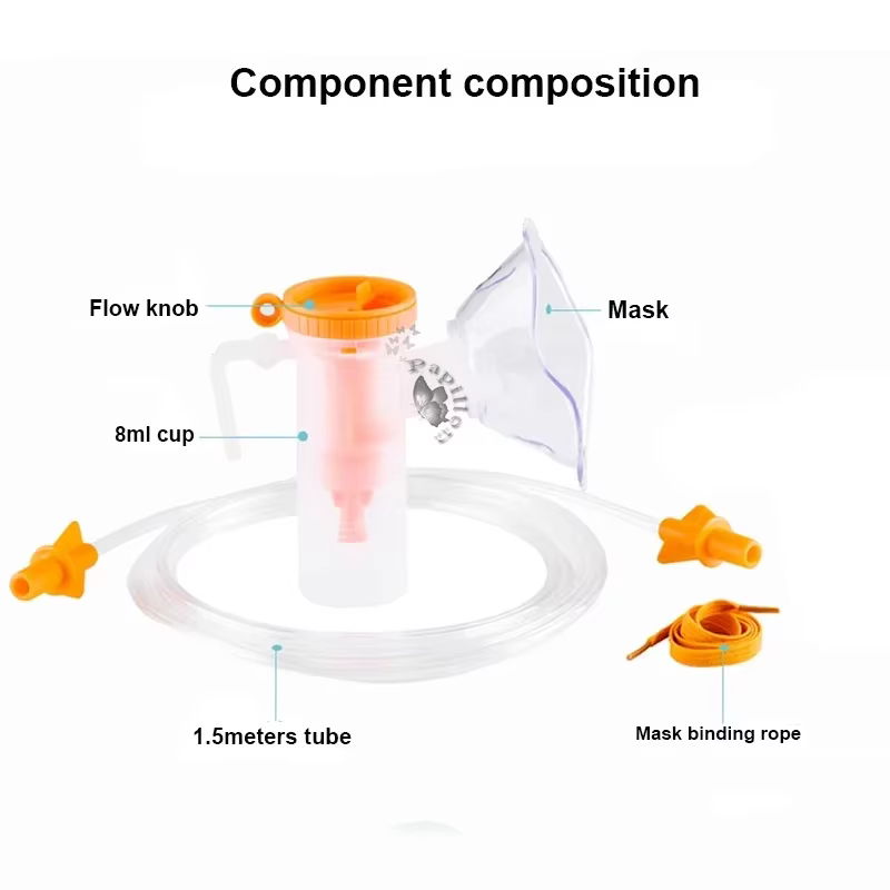 Portable Nebulizer Inhaler Mask Filter Spray Cup Kits Veterinary Medical Equipment — image 4