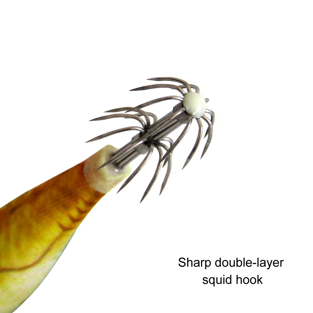 14pc Fishing Lures Kit Horizontal Squid Jig Bait Artificial Luminous Webfoot Octopus Egi Lure Wobbler Cuttlefish Hook Sea Tackle — image 5