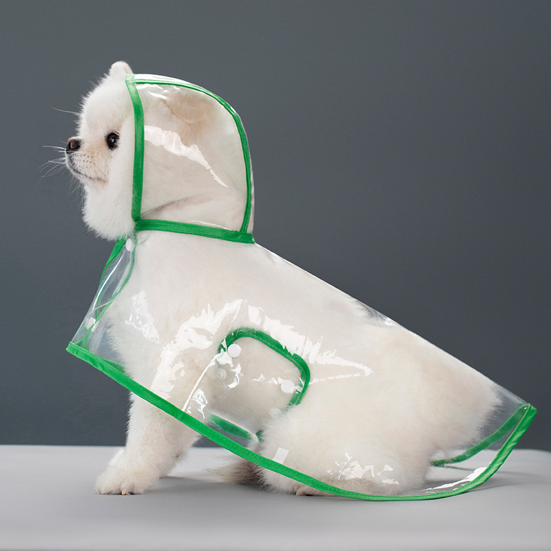 Ropa de Perro Impermeable de Plástico Transparente — imagen 7