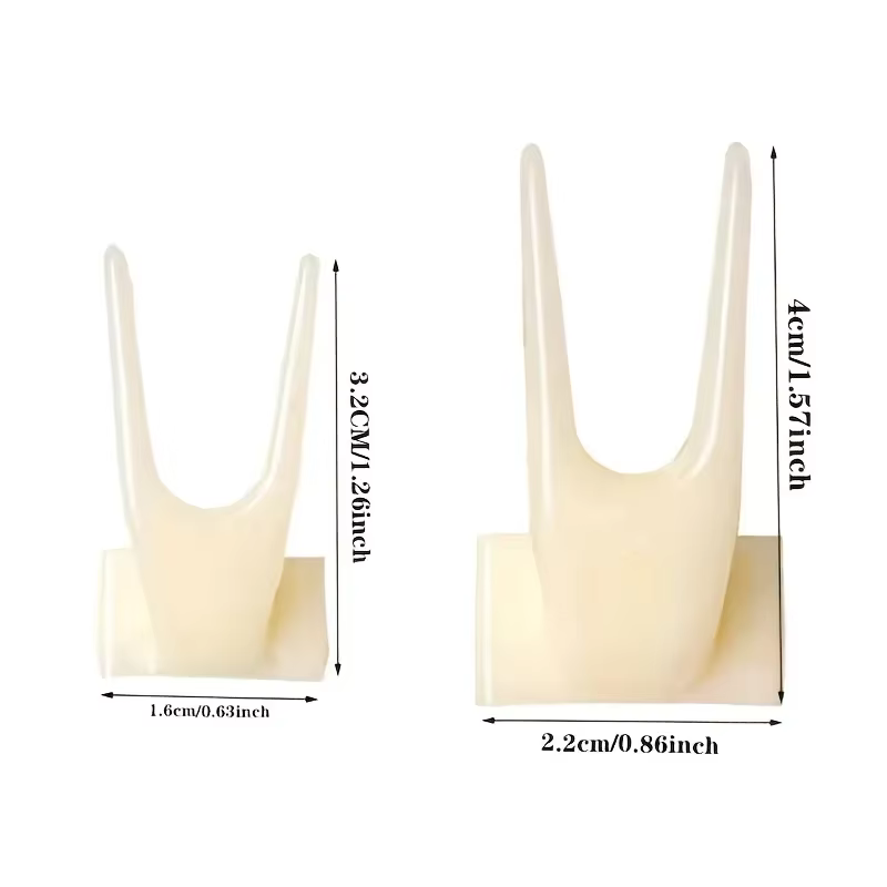 5pcs Tenedores para Fruta de Jaula para Aves en Material PP Duradero, Accesorios de Alimentación para Loros, Soporte de Snacks para Aves — imagen 2