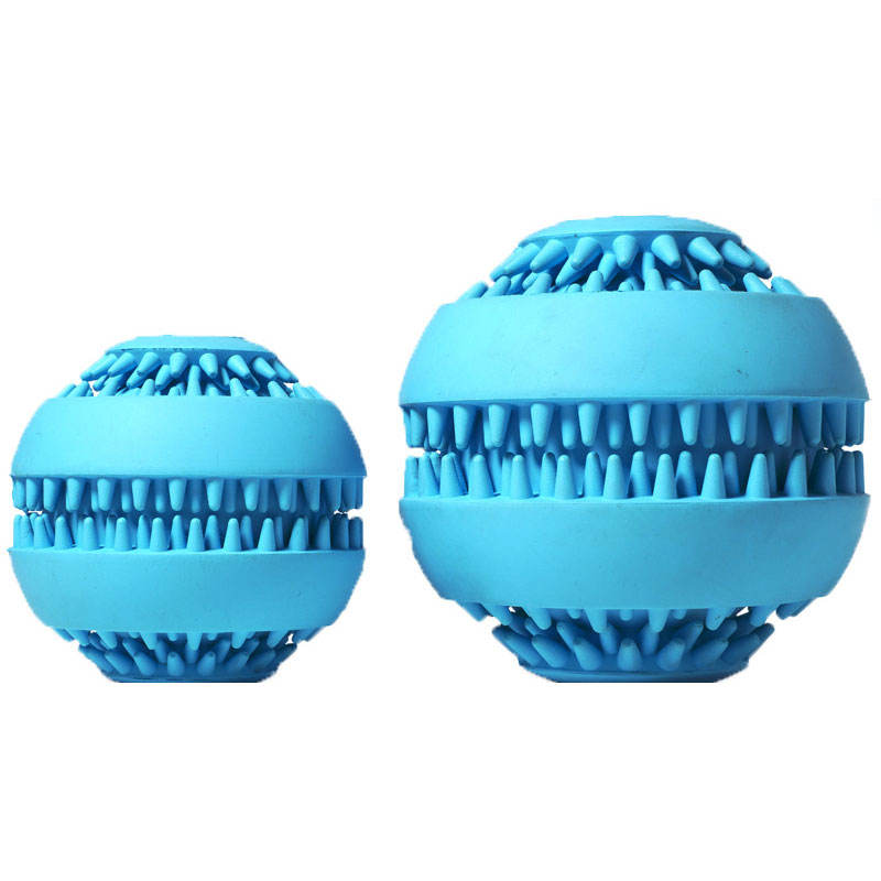 Pelota para Mascotas de Goma Natural para Limpieza de Dientes Pequeño-Medio Rompecabezas Inteligencia Pérdida de Alimento Juguetes para Perros en forma de Pelota — imagen 4
