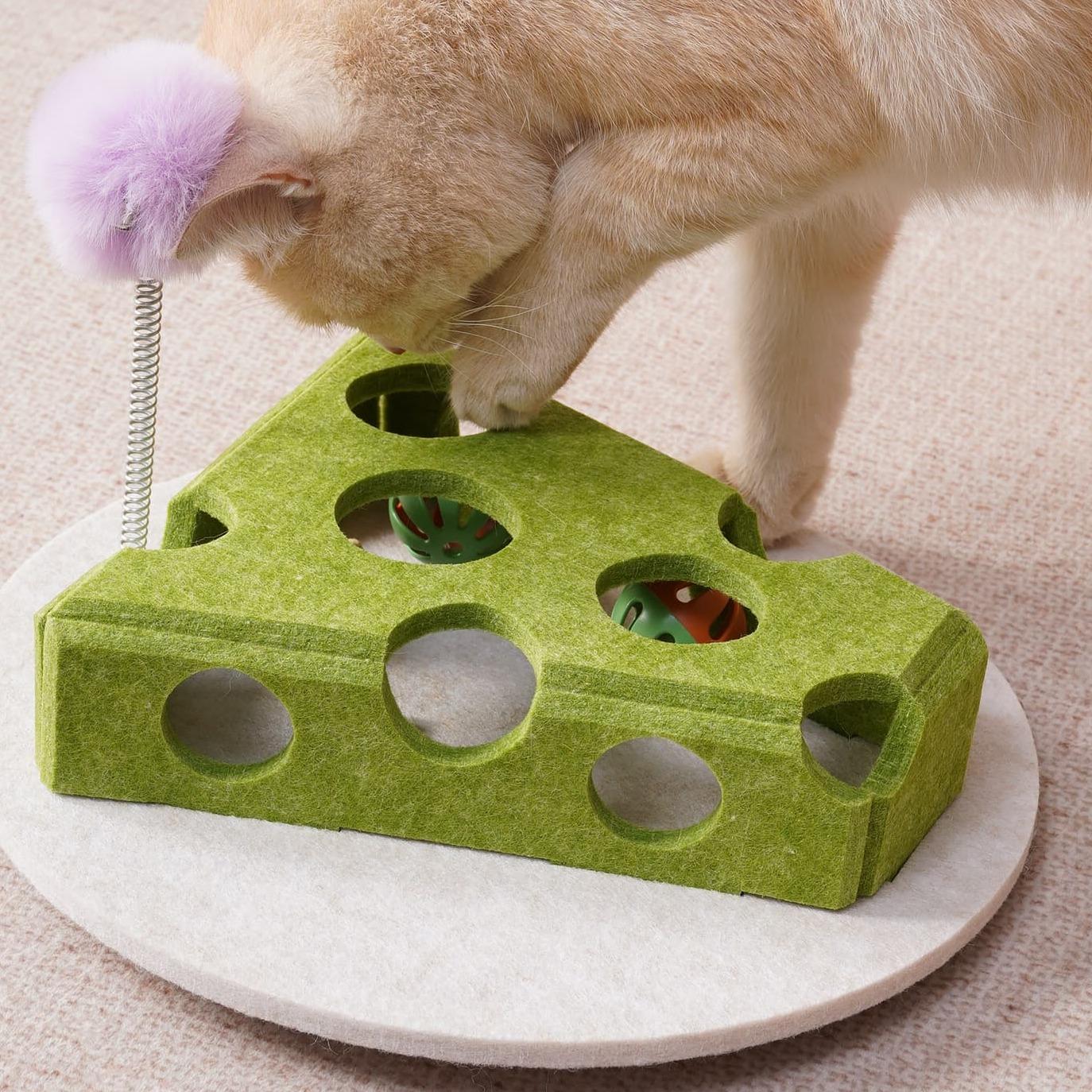 Juguetes de Rompecabezas para Gatos con Bolas y Látigo Elástico: Enriquecimiento Completo para Gatos Domésticos — imagen 16