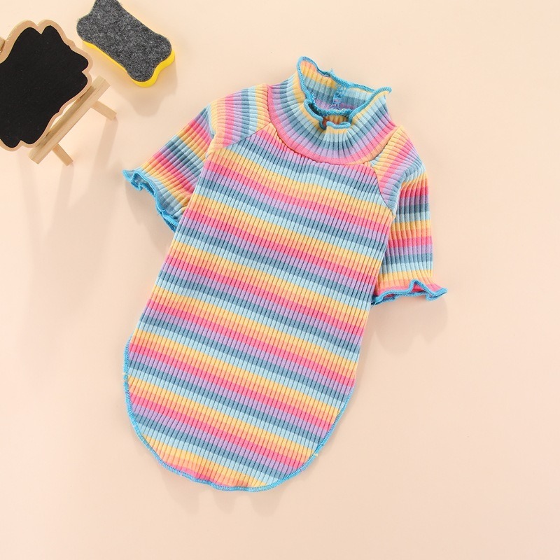 Netizen Teddy Little Dog Clothes Basecoat Summer Wear Thin Cotton Pet Clothing Spring Summer Cat — image 7