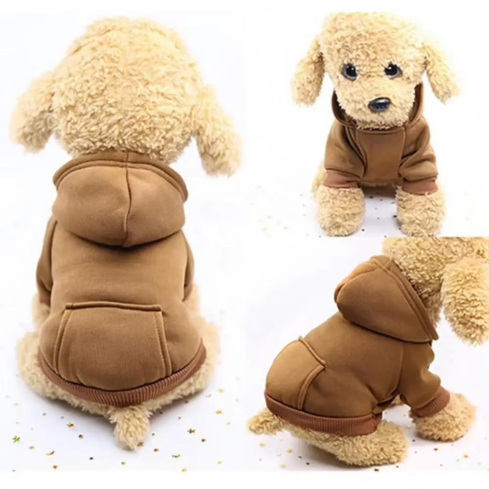 Chaquetas de invierno para perros pequeños y medianos - Trajes de lana para mascotas caninas de otoño e invierno — imagen 1