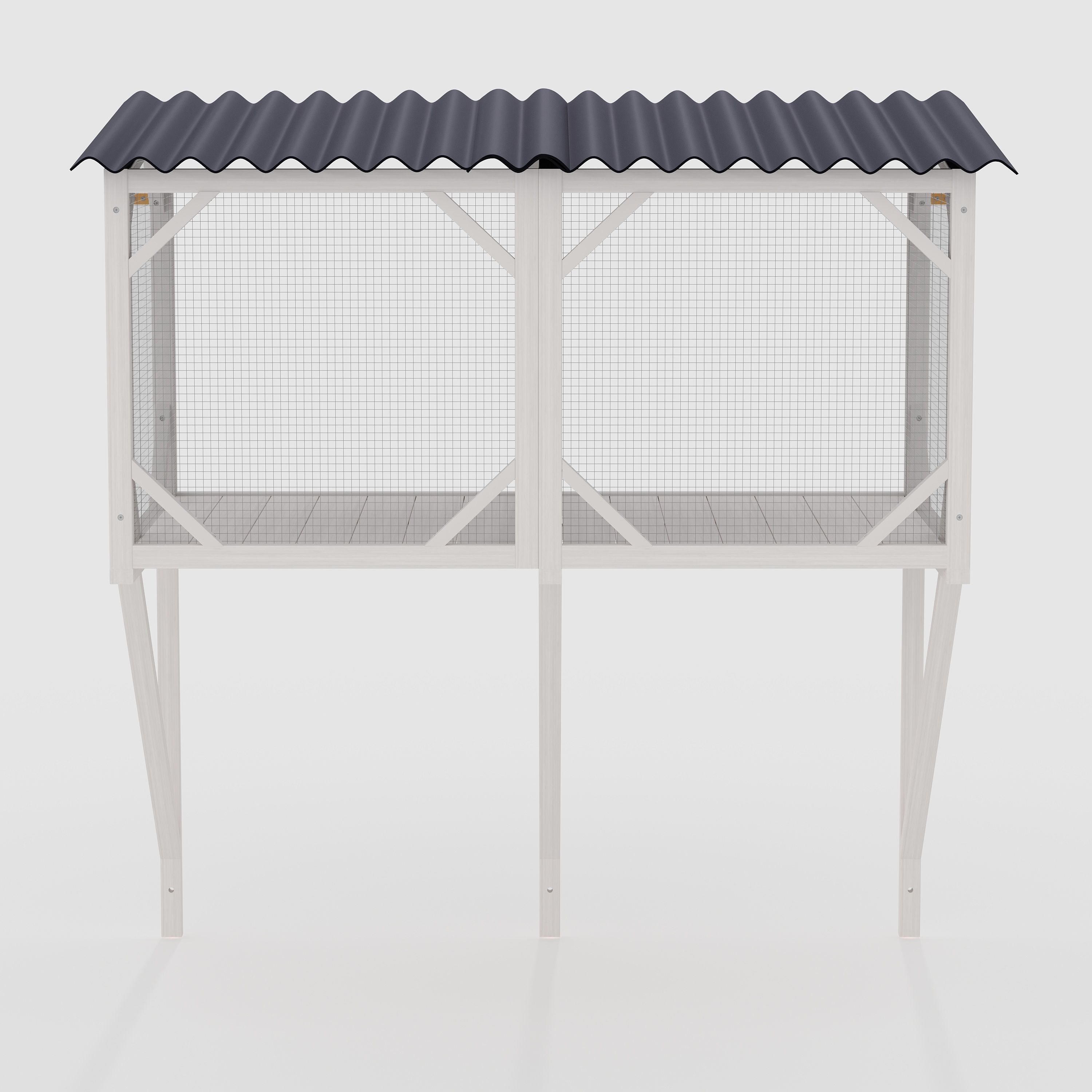 Cat Window Box, 43.3 Catio Outdoor Cat Enclosure For Sunbathing, Napping & Viewing, Window Perch For Large Indoor Cats - All Weather Use, Cat Cage — image 3