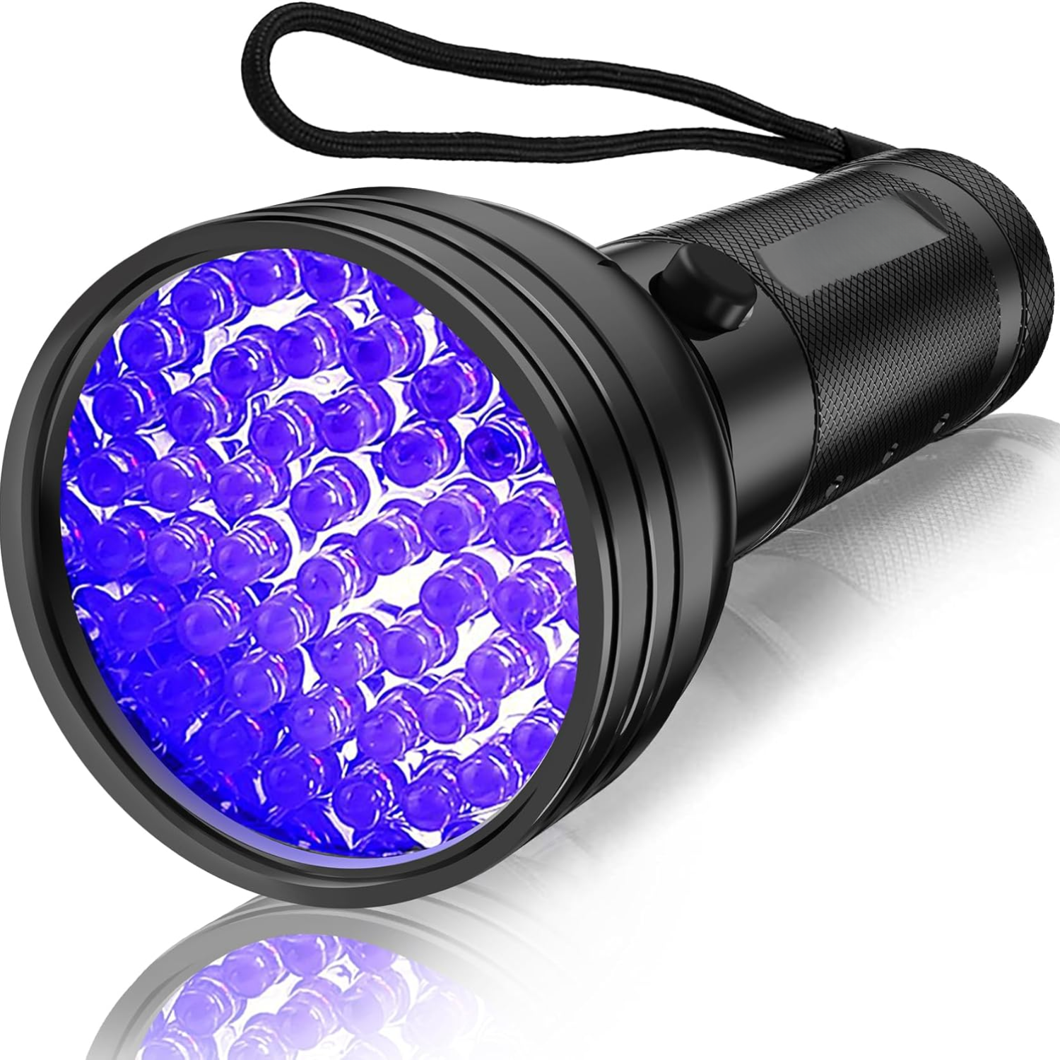 Lámpara de Flash UV, Linterna Negra de 51 LEDs para Detectar Orina de Mascotas y Manchas Invisibles — imagen 1