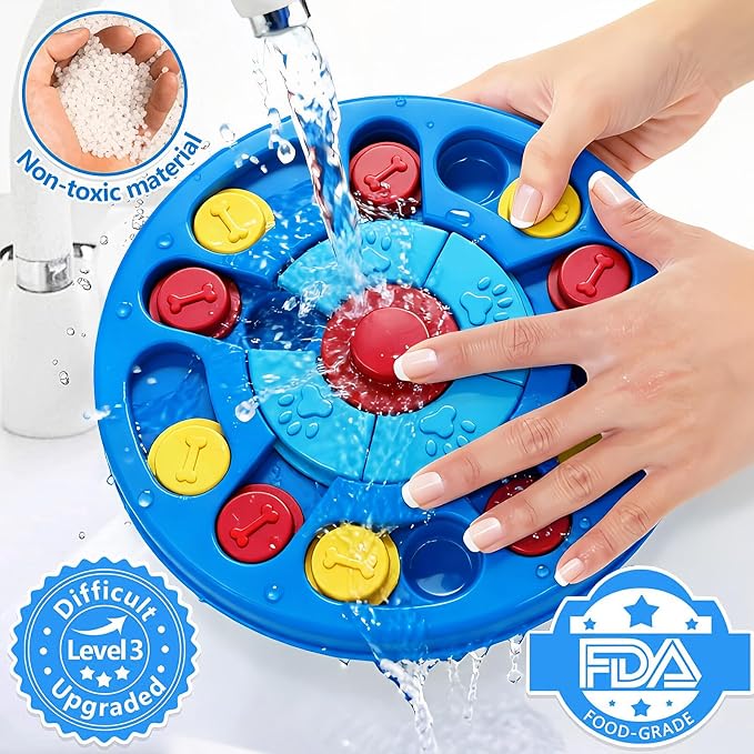 Interactive Dog Puzzle Toy, Treat Dispenser For Mental Stimulation, Enrichment And Slow Feeding — image 5
