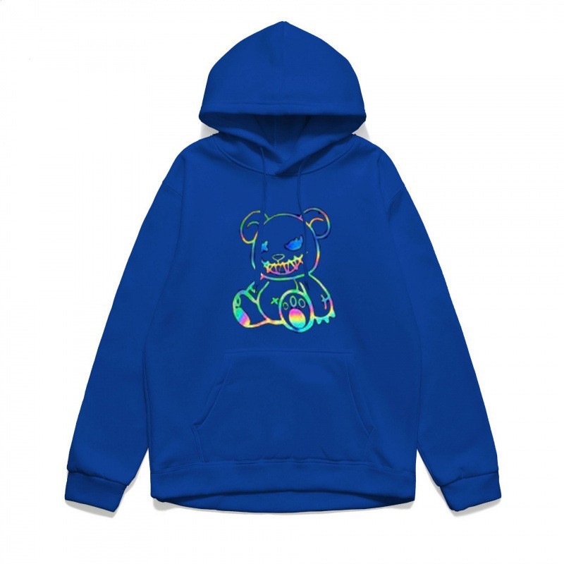 Bear Hoodie Street Trendy Brand Hooded Sweatshirt Casual Loose Fit — image 12