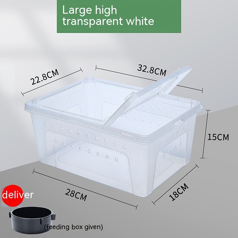 Caja para Alimentar Gusanos de Sedilla para Tortuga Pet — imagen 2