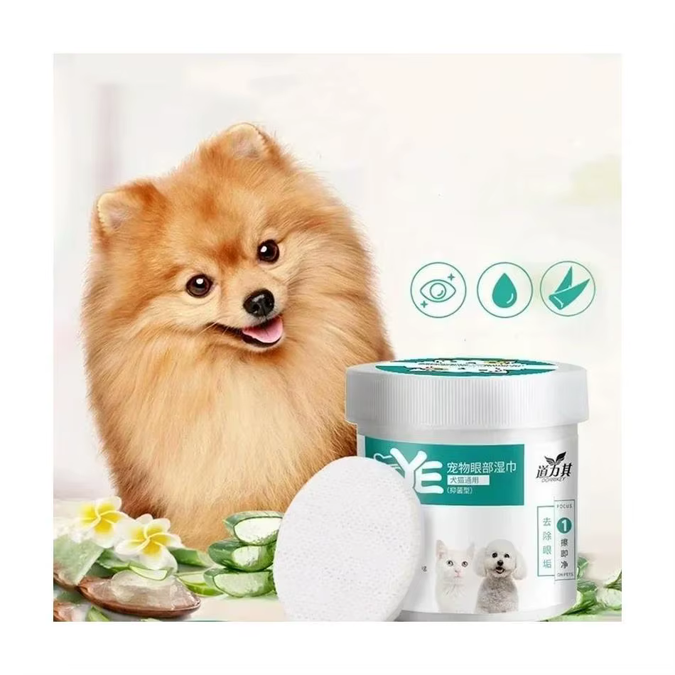 130 piezas/conjunto de toallitas suaves sin espuma para eliminar manchas de lágrimas, toallas de aseo para perros y gatos, toallitas de limpieza, toallitas para ojos de mascotas — imagen 2