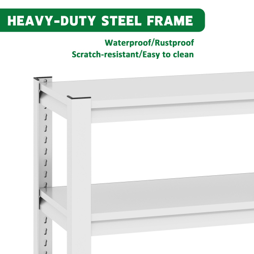 20-30 Gallon Fish Tank Stand - Metal Aquarium Stand, 34 W X 18 D X 31H Adjustable Heavy Duty Reptile Tank Stand, Adjustable 3-Tier Fish Tank Rack Shelf For Home Office, Tank Not Included — imagen 7