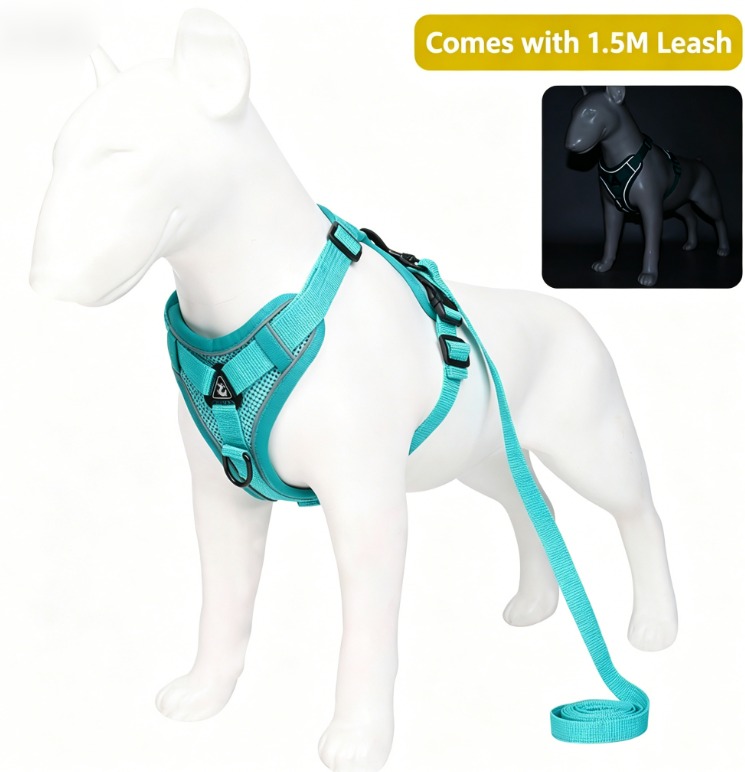Pet Leash Reflective Breathable Cat Harness Vest Style Small Cat Breathable Reflective — image 11