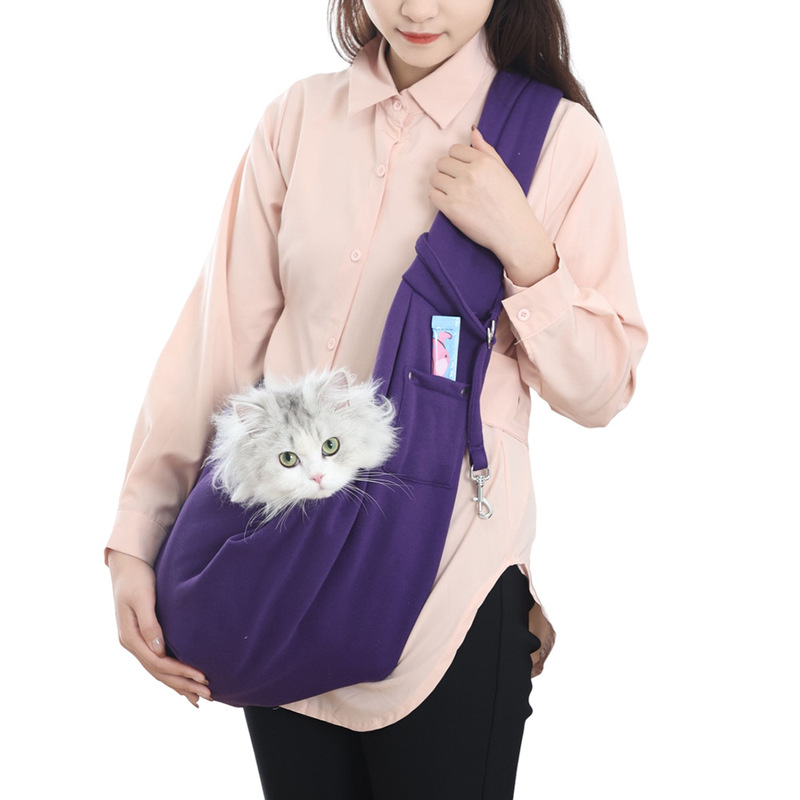 Portable Pet Carrier Bag for Small Dogs & Cats up to 7.5kg - Lightweight Shoulder Bag for Travel, Hiking, and Outdoor Use — image 1