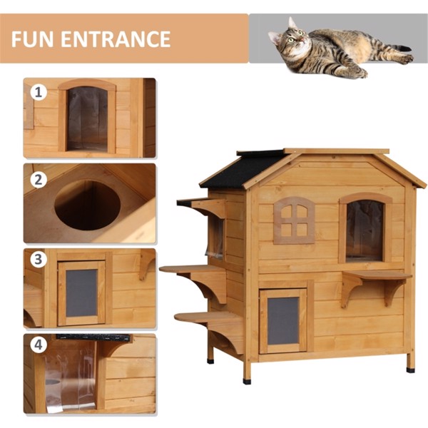 Wooden Cat House — imagen 3