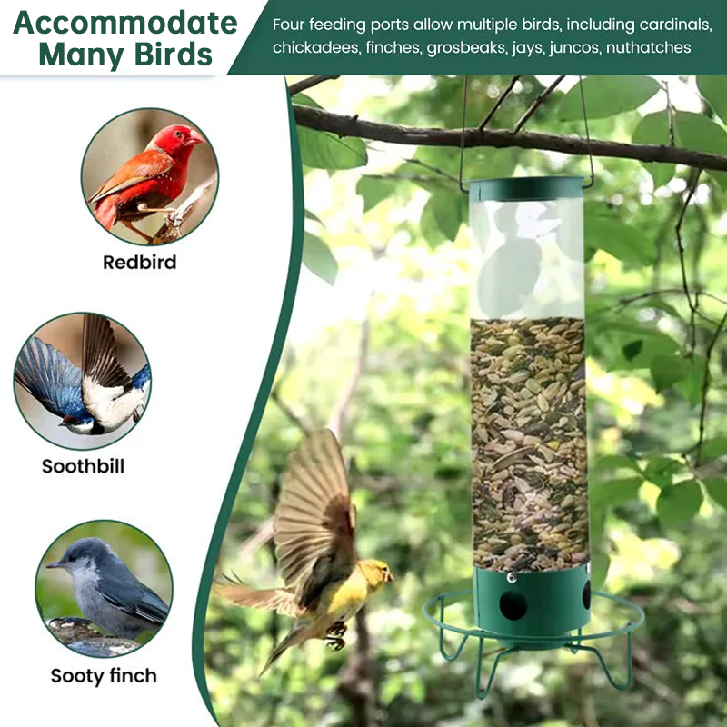 Comedor de Pájaros Giratorio Insecticida con Activador de Peso y Repelente de Ardillas — imagen 9