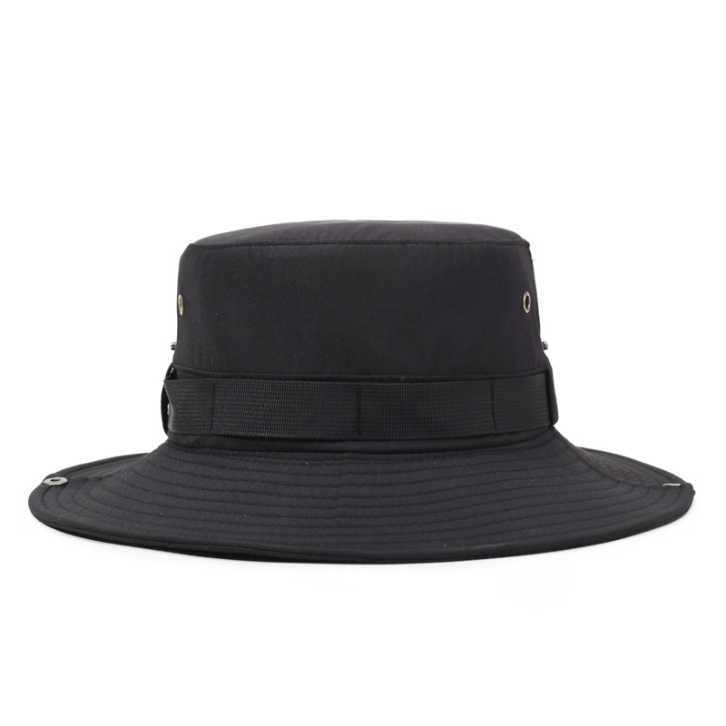 Summer Outdoor Sun Hat Hiking Fishing UV Protection Hat for Men and Women, Fashionable Bucket Hat, Trendy Casual Breathable Hat — image 3