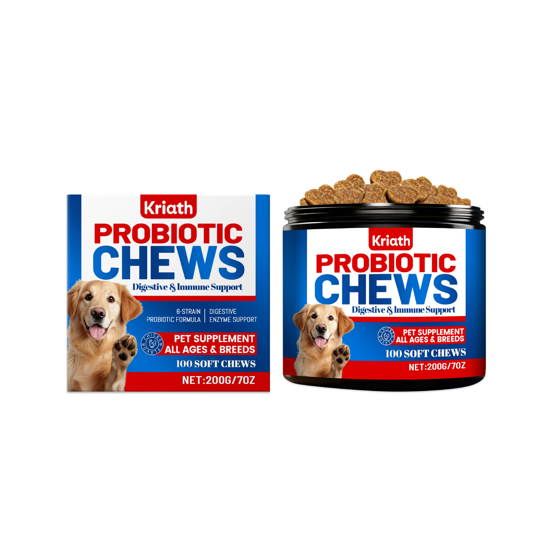 Probióticos para perros en forma de granulados suaves — imagen 1