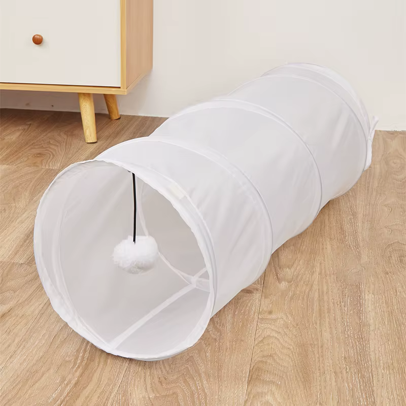 Túnel de Juguete para Gatos Nuevo Diversión Hoyo Colapsable Sonido Crujiente Juguetes para Mascotas Perros Conejos y Moretos — imagen 1