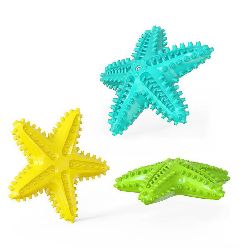 Juguetes para Perros Accesorios de Mascotas Estrellas Forma Muela Dura Saludable Cepillo Dental Juguete para Morder Suministros Pet Ventas — imagen 2
