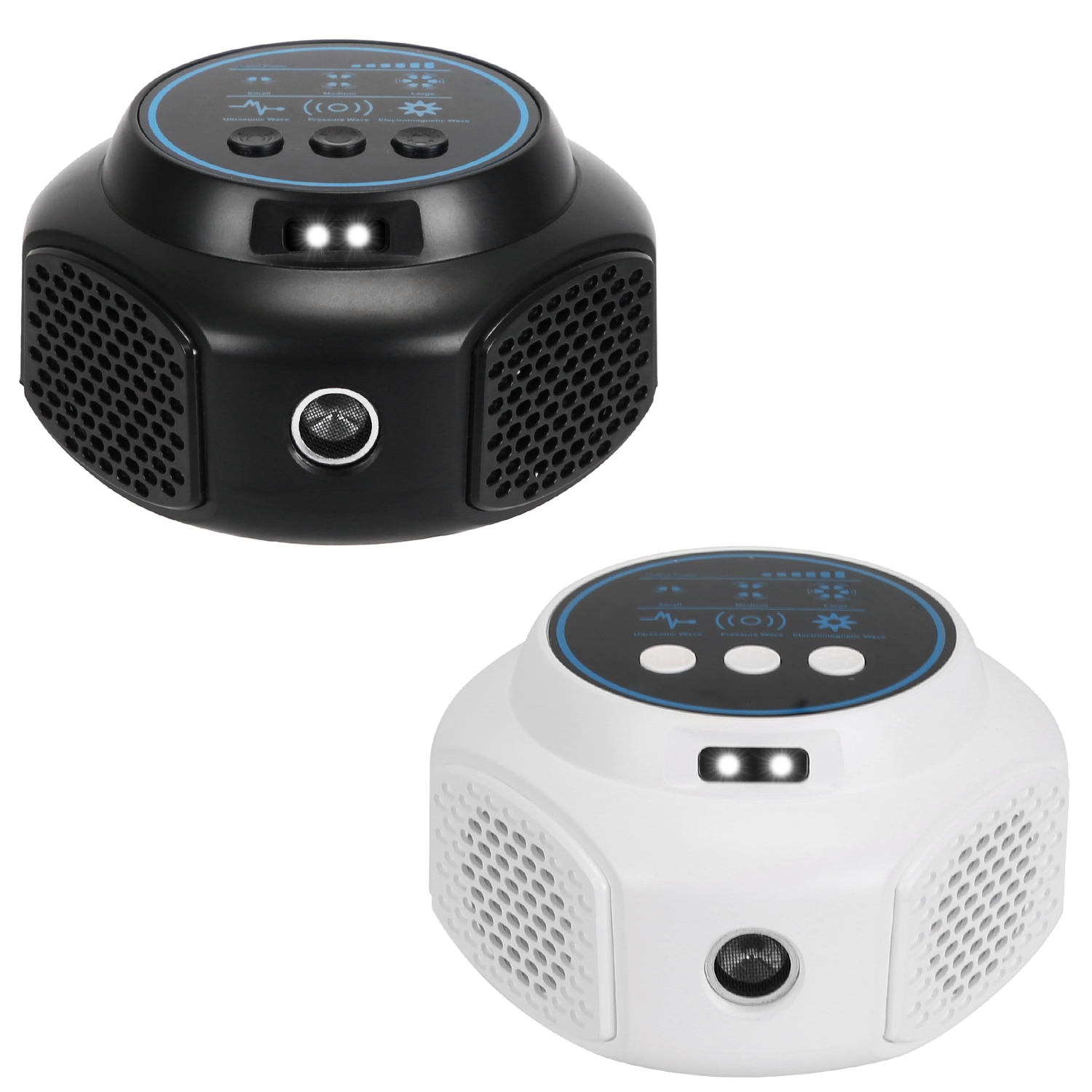 360 Degree Ultrasonic Mice Repellent Indoor Rodent Repeller Rat Squirrel Rodent Chaser With 3 Modes 2 Strobe Lights For Kitchen Warehouse — image 3