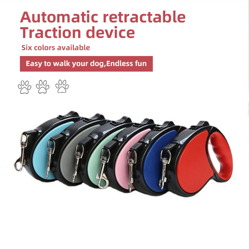 Dog Rope Pet Traction Rope Automatic Telescopic Dog Leash Chain Small And Medium-Sized Traction Rope Device Pet Supplies — image 1
