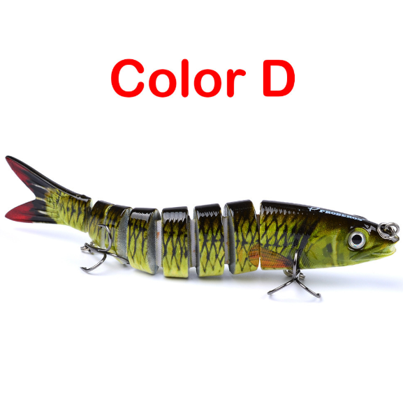Lureres Artificiales para Pescar Lucio Multisecciones Unidas Secciones Duras de Tiro Lazo para Peces Lucio y Carpín — imagen 11