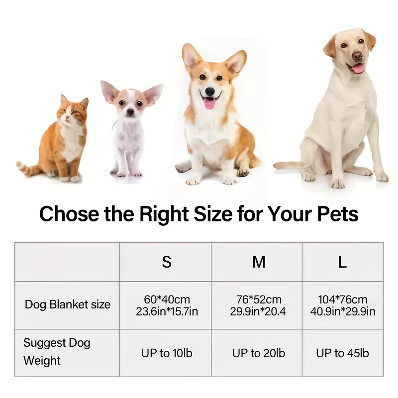Manta suave y acogedora de elefante dibujado para perros y gatos - Almohadilla de lana para cachorros y gatitos tamaño universal regalo de Navidad — imagen 3