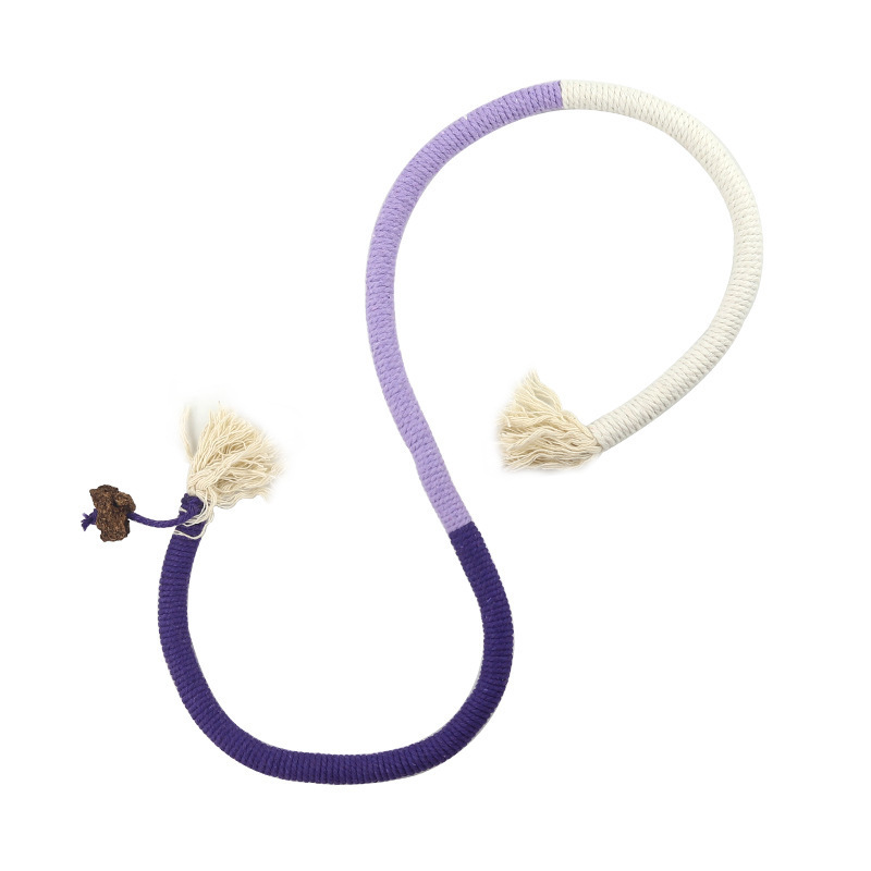 Cat Bite Rope Toy for Self pleasure Relieve Stress Grind Teeth Clean Teeth Cat Teasing Stick Supplies — image 7