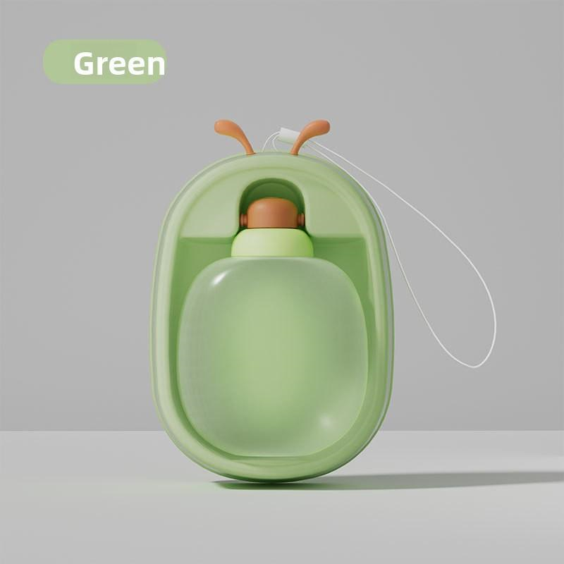 Portable Pet Water Bottle With Cute Antlers Food Grade, BPA Free, Leak Proof Travel Cup For Dogs, Durable, Easy-to-Clean Outdoor Water Dispenser With Lanyard — image 3