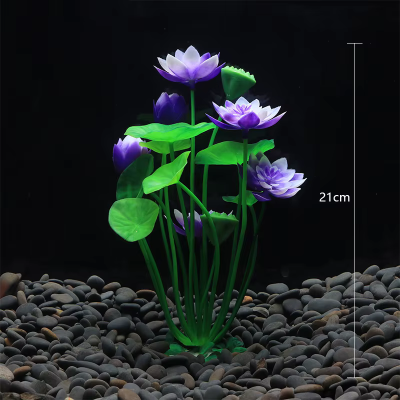 Aquarium Artificial Plants Decoration Fish Tank Landscaping Water Grass Ornaments Aquatic Simulated Flower Plant Supplies-New — image 4
