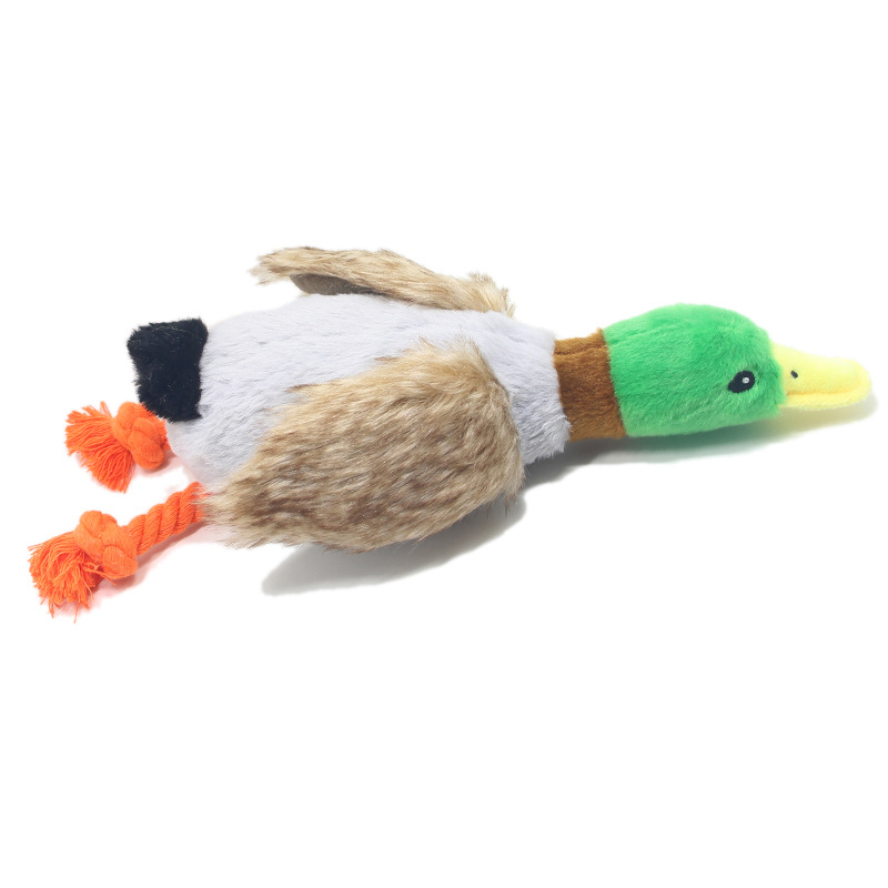 New Pet Toy Plush Sounding Duck Dog Toy 28cm Simulation Wild Duck Pet Supplies — image 5