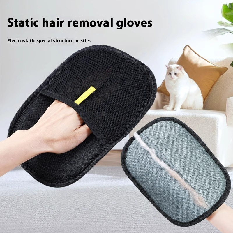 Guantes de Limpieza de Pelo de Mascotas Guantes para Pelos Sueltos Despeinadores para Perros, Gatos y Conejos con Cabello Largo Corto Rizado — imagen 21