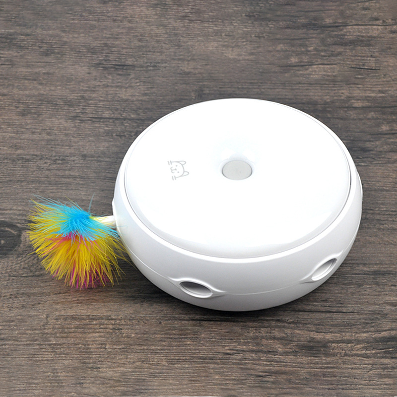 Juguetes Inteligentes para Gatos Eléctricos Platos de Entretenimiento Rápido y Divertidos con Ratón Giratorio Automático — imagen 2
