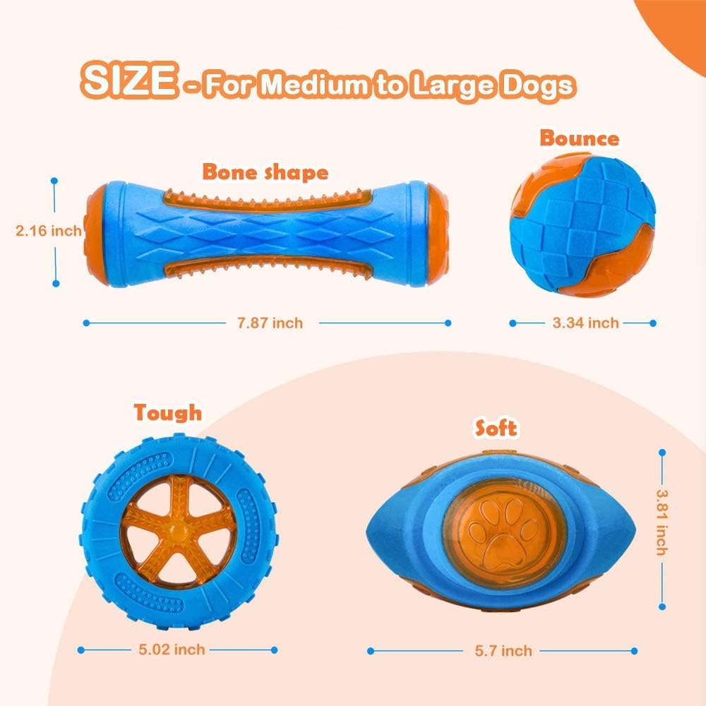 Dog Squeaky Toys Pool Toys Floating Toys For Interactive Fetch Play Dog Beach Toy — image 5