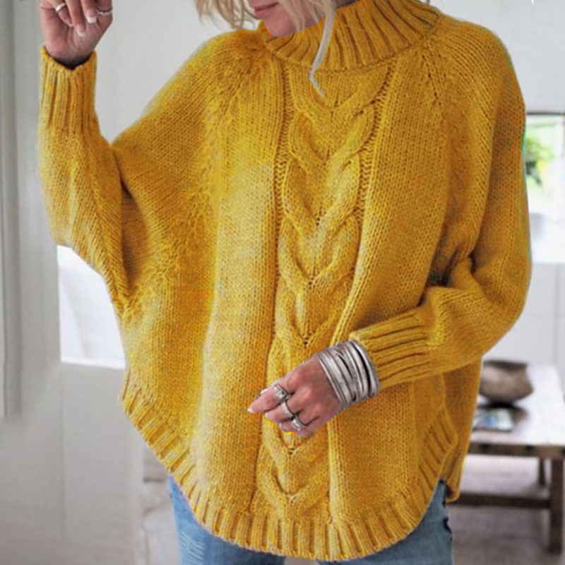 Sweater autumn winter loose bat sleeve T-shirt for women — image 5