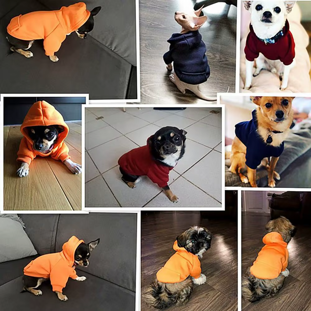 Chaquetas de invierno para perros pequeños y medianos - Trajes de lana para mascotas caninas de otoño e invierno — imagen 4