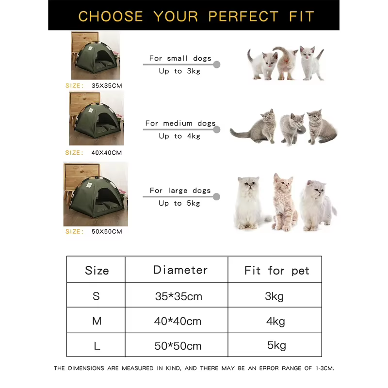 Pet Tent Bed Cats House Supplies Products Accessories Warm Cushions Furniture Sofa Basket Beds Winter Clamshell Kitten Tents Cat — image 6