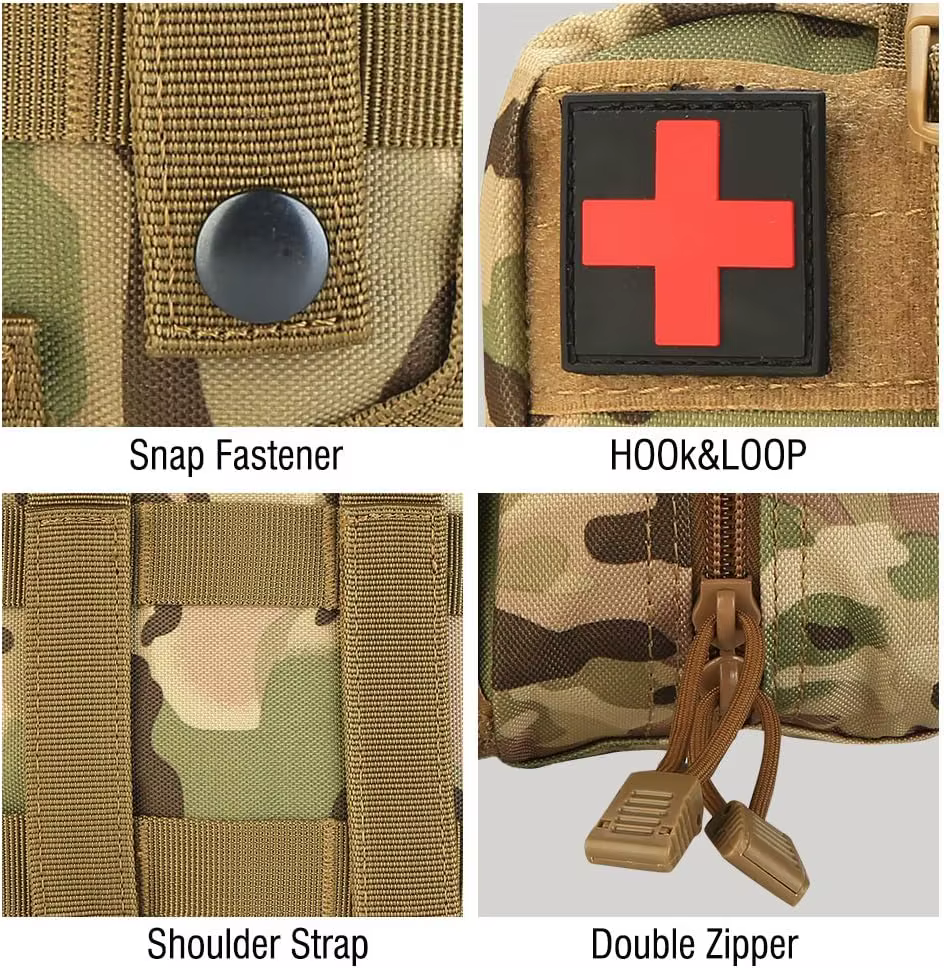 315 Pieces First Aid Kit, Tactical Survival Kit Camping, Hunting, Hiking, etc. Multi-Purpose Portable Mountaineering Bag — image 5
