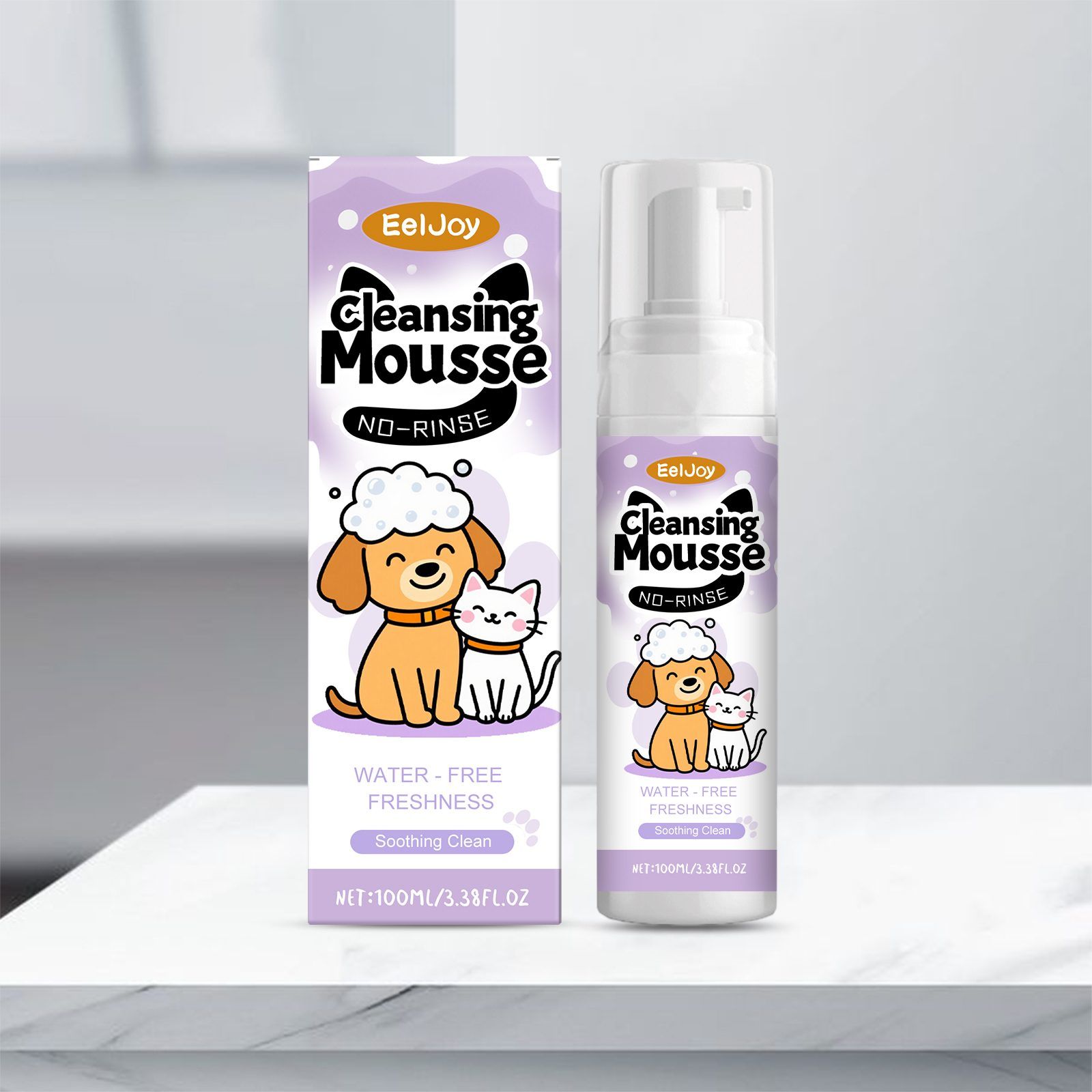 EELJOY No-Rinse Pet Face Cleansing Mousse, 100 ml — image 2