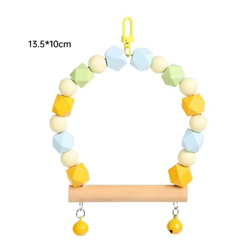 Juguetes de Suelo para Pájaros - Accesorios para Aves Coloridos en Colores Aleatorios — imagen 3