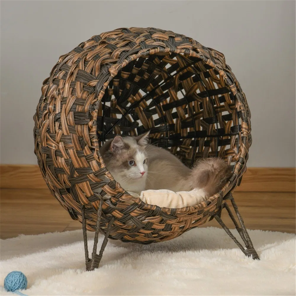 Cat Bed/Cat House -Brown — image 7