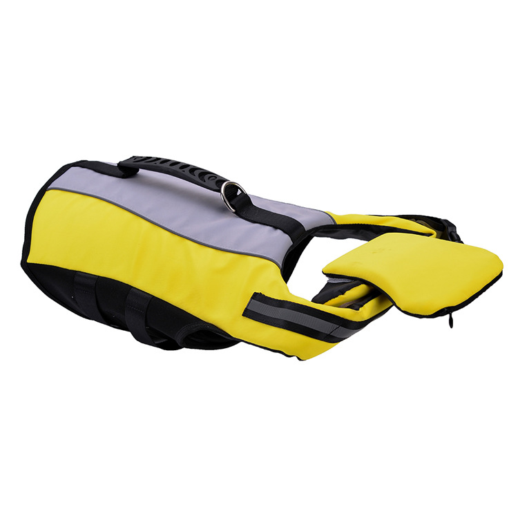Can Carry Pet Swimsuit Pet Life Jacket Dog Clothes Upgrade Version With Chin Rest — image 2