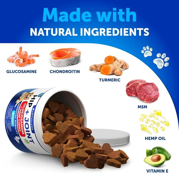 Suplemento para Articulaciones y Caderas de Perros con CBD - Glucosamina para Perros — imagen 5
