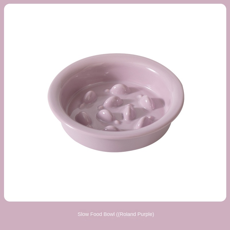 Ceramic Slow Feeding Elevated Cat Bowl Neck Support Cat Food Bowl Pet Ceramic Water Bowl for Cats and Dogs — image 10