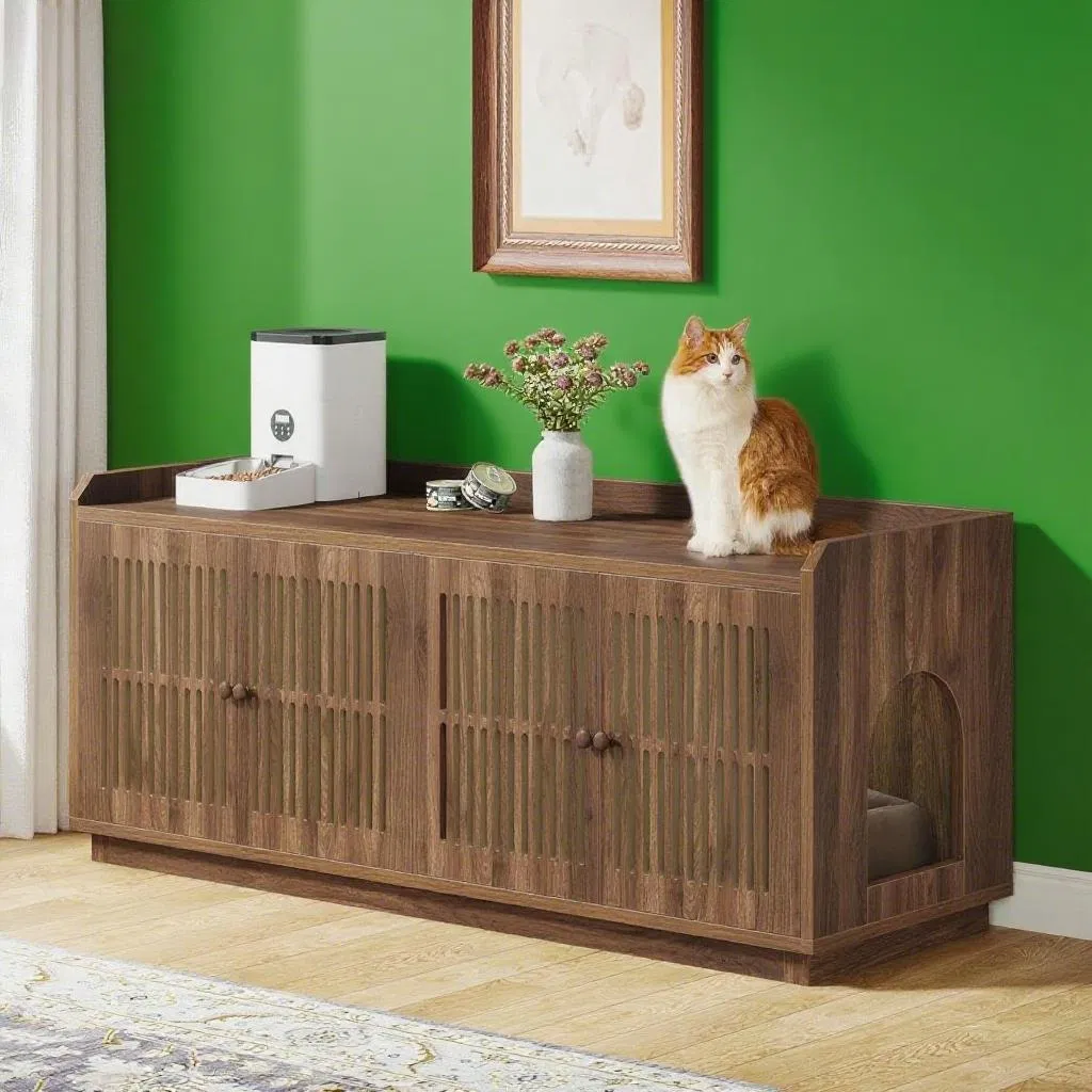 Cat Litter Box, Cat Litter Box Enclosure — image 1