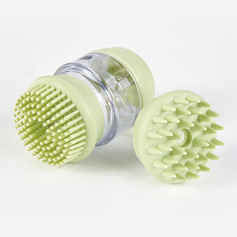 Nuevos Productos para Mascotas Cepillo de Baño para Gatos y Perros con Doble Rasuradora de Masaje en Silicona — imagen 6