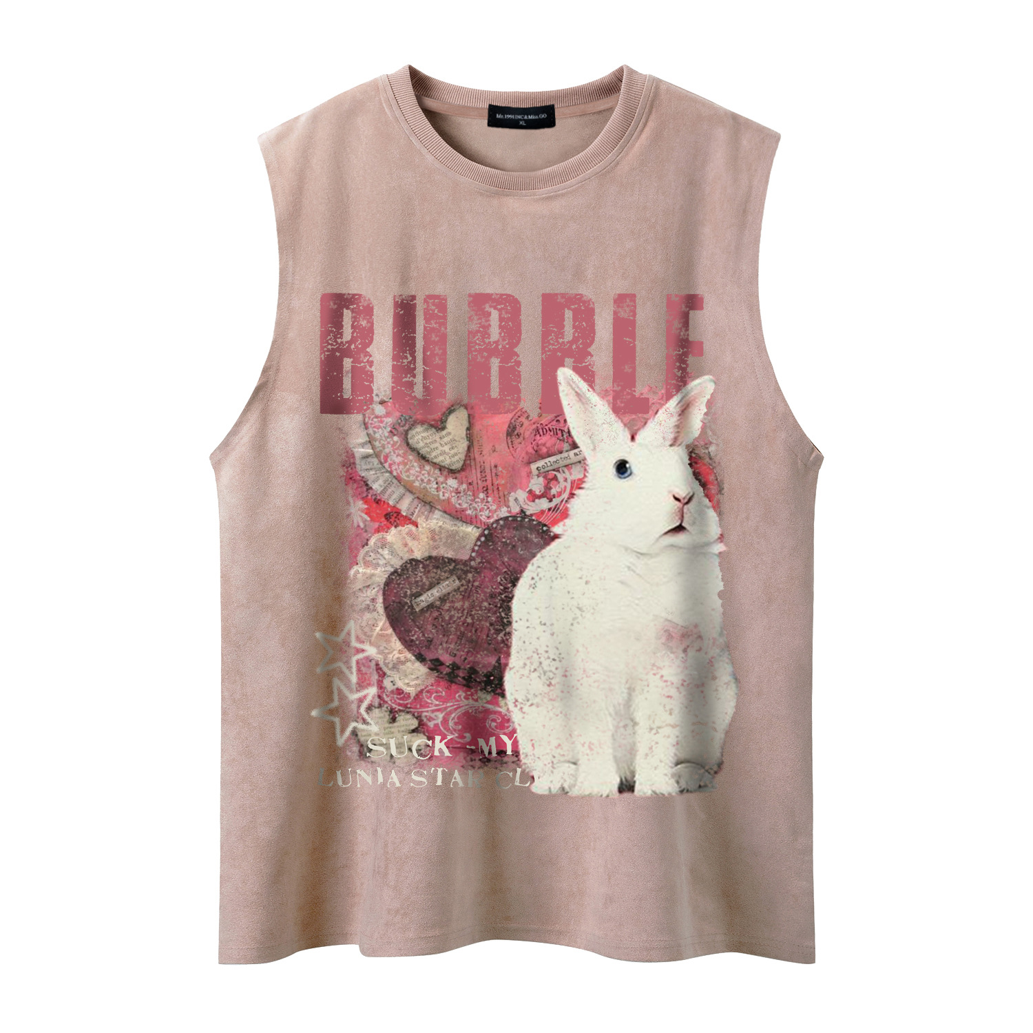 Sweetheart Rabbit Printed Sleeveless Tank Top — image 3