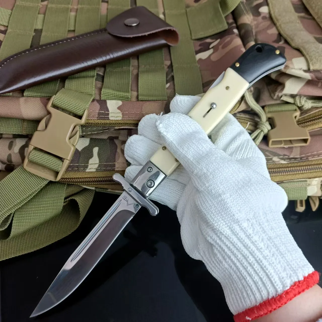 Russian Finka NKVD 440C Steel Blade Utility Survival Camping Hunting Rescue Knife Outdoor Portable Folding Knives EDC Tools — image 1
