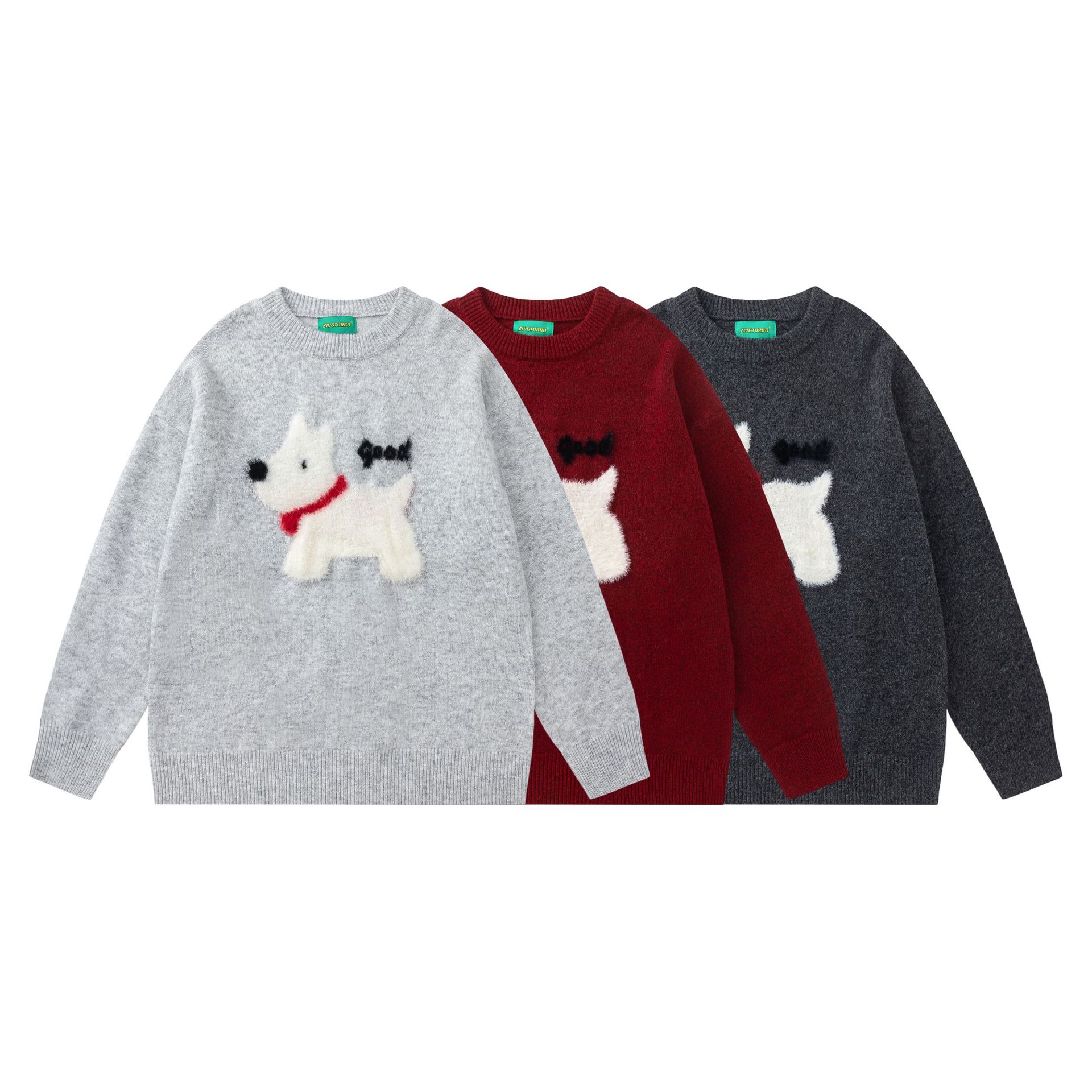 Unique puppy design sweater — image 6